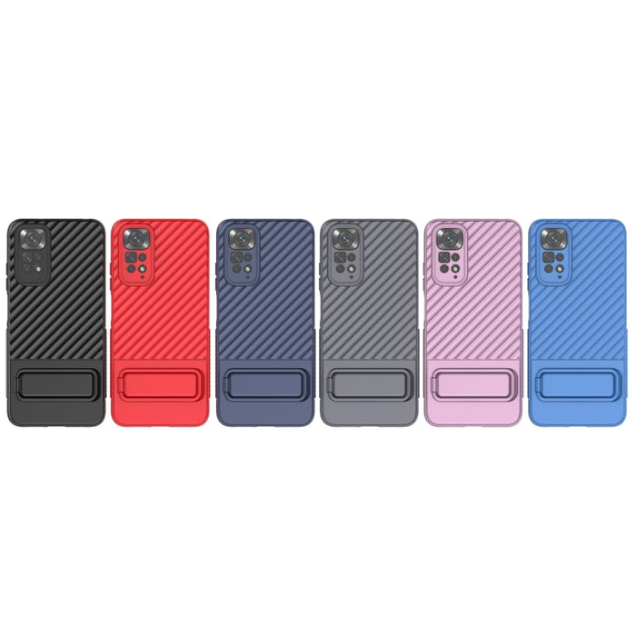 Caja de teléfono de TPU con textura ondulada con película de lente, For Xiaomi Redmi Note 11, For Xiaomi Poco F5, For Xiaomi Redmi Note 11S, For Xiaomi Redmi Note 12 Turbo