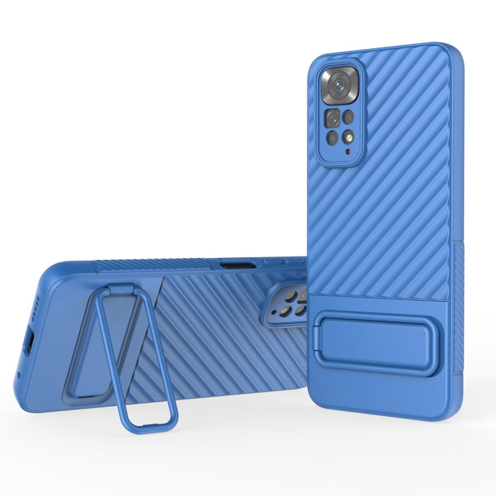Caja de teléfono de TPU con textura ondulada con película de lente, For Xiaomi Redmi Note 11, For Xiaomi Poco F5, For Xiaomi Redmi Note 11S, For Xiaomi Redmi Note 12 Turbo