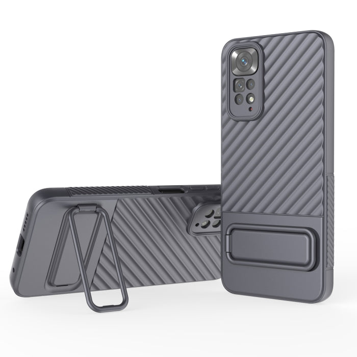 Caja de teléfono de TPU con textura ondulada con película de lente, For Xiaomi Redmi Note 11, For Xiaomi Poco F5, For Xiaomi Redmi Note 11S, For Xiaomi Redmi Note 12 Turbo