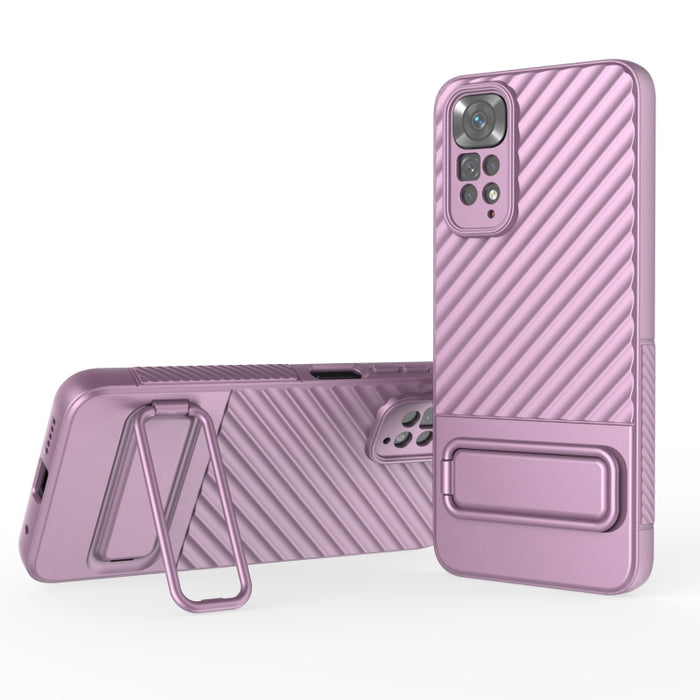 Caja de teléfono de TPU con textura ondulada con película de lente, For Xiaomi Redmi Note 11, For Xiaomi Poco F5, For Xiaomi Redmi Note 11S, For Xiaomi Redmi Note 12 Turbo