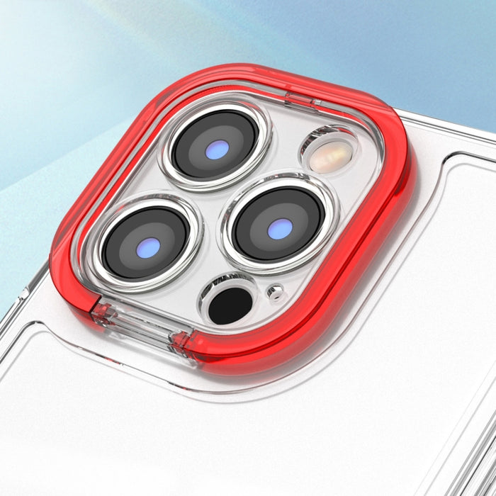 Estuche transparente para teléfono a prueba de golpes con soporte invisible, For iPhone XS Max, For iPhone XS / X, For iPhone XR, For iPhone 8 / 7, For iPhone 8 Plus / 7 Plus