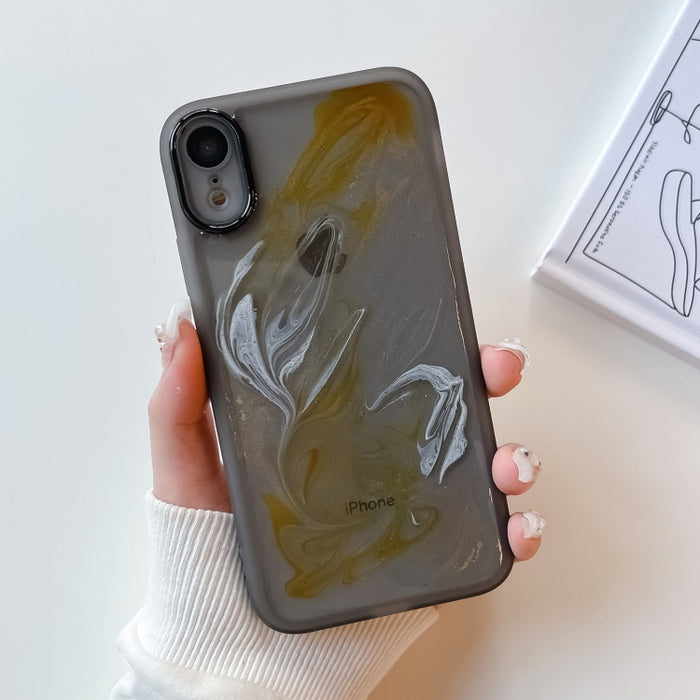 Caja del teléfono de TPU de galvanoplastia de pintura al óleo