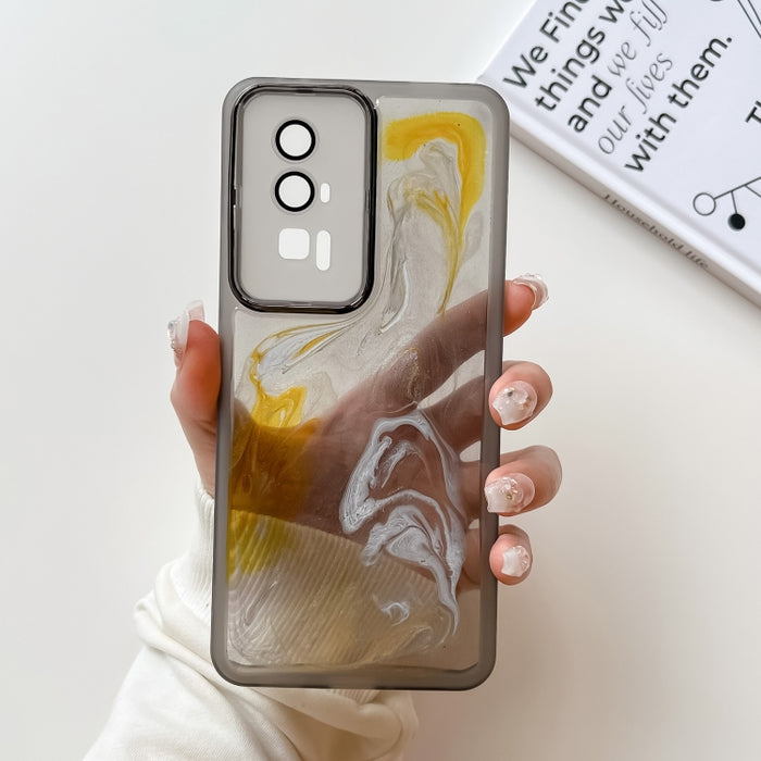Caja del teléfono de TPU de galvanoplastia de pintura al óleo, For Xiaomi Redmi K60, For Xiaomi Redmi K50, For Xiaomi Redmi K50 Ultra, For Xiaomi Redmi K40, For Xiaomi Redmi K40 Pro, For Xiaomi Redmi K40 Gaming