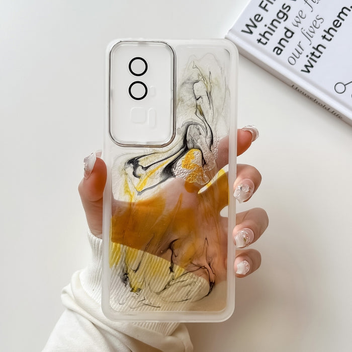 Caja del teléfono de TPU de galvanoplastia de pintura al óleo, For Xiaomi Redmi K60, For Xiaomi Redmi K50, For Xiaomi Redmi K50 Ultra, For Xiaomi Redmi K40, For Xiaomi Redmi K40 Pro, For Xiaomi Redmi K40 Gaming