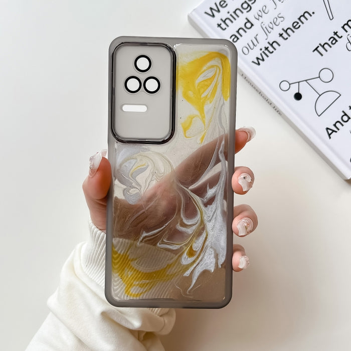 Caja del teléfono de TPU de galvanoplastia de pintura al óleo, For Xiaomi Redmi K60, For Xiaomi Redmi K50, For Xiaomi Redmi K50 Ultra, For Xiaomi Redmi K40, For Xiaomi Redmi K40 Pro, For Xiaomi Redmi K40 Gaming