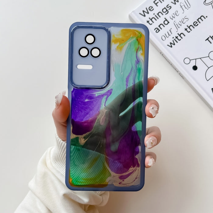 Caja del teléfono de TPU de galvanoplastia de pintura al óleo, For Xiaomi Redmi K60, For Xiaomi Redmi K50, For Xiaomi Redmi K50 Ultra, For Xiaomi Redmi K40, For Xiaomi Redmi K40 Pro, For Xiaomi Redmi K40 Gaming