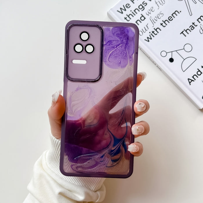 Caja del teléfono de TPU de galvanoplastia de pintura al óleo, For Xiaomi Redmi K60, For Xiaomi Redmi K50, For Xiaomi Redmi K50 Ultra, For Xiaomi Redmi K40, For Xiaomi Redmi K40 Pro, For Xiaomi Redmi K40 Gaming