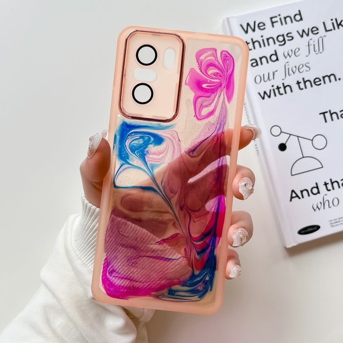 Caja del teléfono de TPU de galvanoplastia de pintura al óleo, For Xiaomi Redmi K60, For Xiaomi Redmi K50, For Xiaomi Redmi K50 Ultra, For Xiaomi Redmi K40, For Xiaomi Redmi K40 Pro, For Xiaomi Redmi K40 Gaming