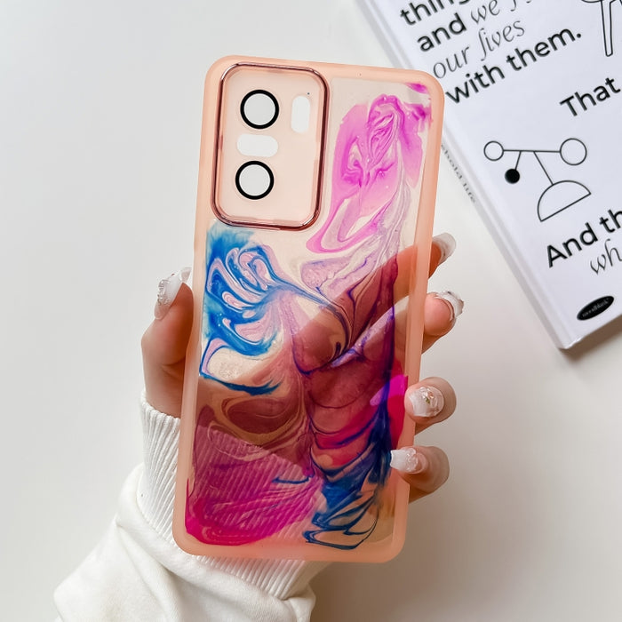 Caja del teléfono de TPU de galvanoplastia de pintura al óleo, For Xiaomi Redmi K60, For Xiaomi Redmi K50, For Xiaomi Redmi K50 Ultra, For Xiaomi Redmi K40, For Xiaomi Redmi K40 Pro, For Xiaomi Redmi K40 Gaming