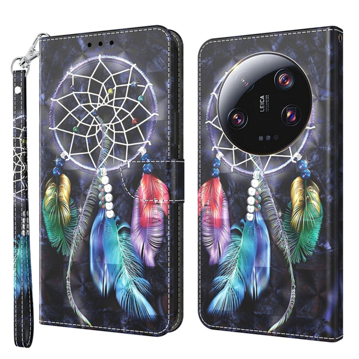 Estuche para teléfono de cuero con patrón pintado en 3D, For Xiaomi Redmi A3, For Xiaomi Redmi Note 13 4G, For Xiaomi Redmi Note 13 5G, For Xiaomi Redmi 13C, For Xiaomi Redmi Note 13 Pro+, For Xiaomi Redmi Note 13 Pro 5G, For Xiaomi 13T Pro            ...