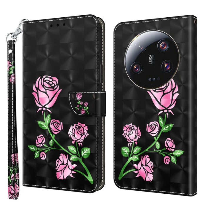 Estuche para teléfono de cuero con patrón pintado en 3D, For Xiaomi Redmi A3, For Xiaomi Redmi Note 13 4G, For Xiaomi Redmi Note 13 5G, For Xiaomi Redmi 13C, For Xiaomi Redmi Note 13 Pro+, For Xiaomi Redmi Note 13 Pro 5G, For Xiaomi 13T Pro            ...