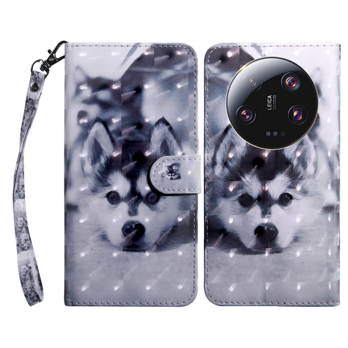 Estuche para teléfono de cuero con patrón pintado en 3D, For Xiaomi Redmi A3, For Xiaomi Redmi Note 13 4G, For Xiaomi Redmi Note 13 5G, For Xiaomi Redmi 13C, For Xiaomi Redmi Note 13 Pro+, For Xiaomi Redmi Note 13 Pro 5G, For Xiaomi 13T Pro            ...