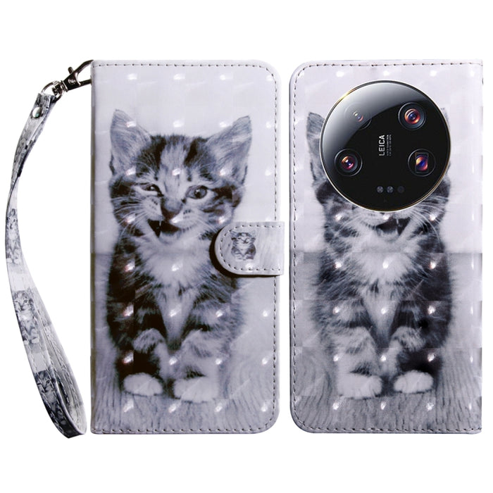 Estuche para teléfono de cuero con patrón pintado en 3D, For Xiaomi Redmi A3, For Xiaomi Redmi Note 13 4G, For Xiaomi Redmi Note 13 5G, For Xiaomi Redmi 13C, For Xiaomi Redmi Note 13 Pro+, For Xiaomi Redmi Note 13 Pro 5G, For Xiaomi 13T Pro            ...