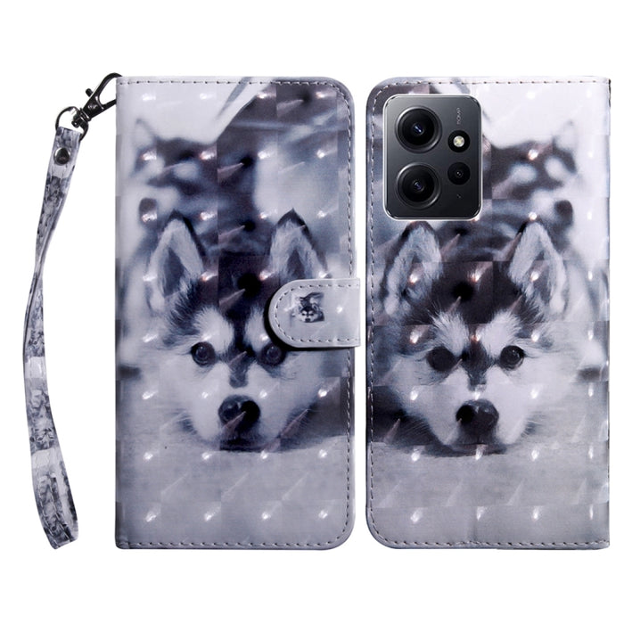 Estuche para teléfono de cuero con patrón pintado en 3D, For Xiaomi Redmi A3, For Xiaomi Redmi Note 13 4G, For Xiaomi Redmi Note 13 5G, For Xiaomi Redmi 13C, For Xiaomi Redmi Note 13 Pro+, For Xiaomi Redmi Note 13 Pro 5G, For Xiaomi 13T Pro            ...