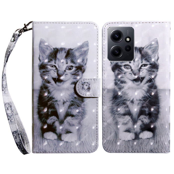 Estuche para teléfono de cuero con patrón pintado en 3D, For Xiaomi Redmi A3, For Xiaomi Redmi Note 13 4G, For Xiaomi Redmi Note 13 5G, For Xiaomi Redmi 13C, For Xiaomi Redmi Note 13 Pro+, For Xiaomi Redmi Note 13 Pro 5G, For Xiaomi 13T Pro            ...