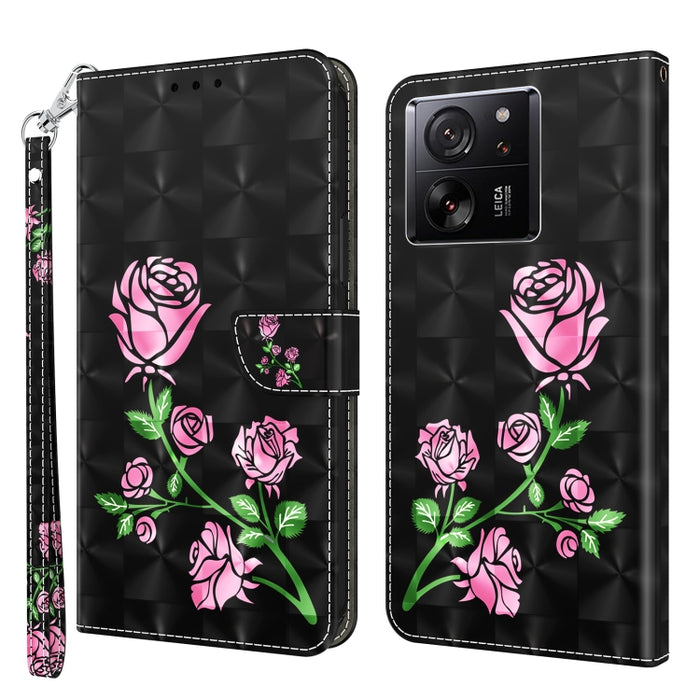 Estuche para teléfono de cuero con patrón pintado en 3D, For Xiaomi Redmi A3, For Xiaomi Redmi Note 13 4G, For Xiaomi Redmi Note 13 5G, For Xiaomi Redmi 13C, For Xiaomi Redmi Note 13 Pro+, For Xiaomi Redmi Note 13 Pro 5G, For Xiaomi 13T Pro            ...