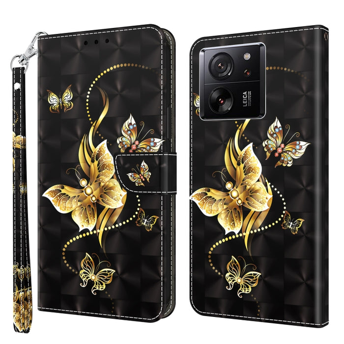 Estuche para teléfono de cuero con patrón pintado en 3D, For Xiaomi Redmi A3, For Xiaomi Redmi Note 13 4G, For Xiaomi Redmi Note 13 5G, For Xiaomi Redmi 13C, For Xiaomi Redmi Note 13 Pro+, For Xiaomi Redmi Note 13 Pro 5G, For Xiaomi 13T Pro            ...