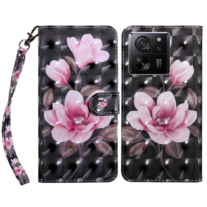 Estuche para teléfono de cuero con patrón pintado en 3D, For Xiaomi Redmi A3, For Xiaomi Redmi Note 13 4G, For Xiaomi Redmi Note 13 5G, For Xiaomi Redmi 13C, For Xiaomi Redmi Note 13 Pro+, For Xiaomi Redmi Note 13 Pro 5G, For Xiaomi 13T Pro            ...