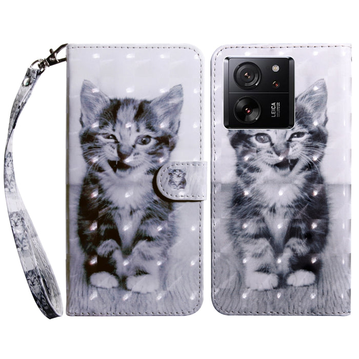 Estuche para teléfono de cuero con patrón pintado en 3D, For Xiaomi Redmi A3, For Xiaomi Redmi Note 13 4G, For Xiaomi Redmi Note 13 5G, For Xiaomi Redmi 13C, For Xiaomi Redmi Note 13 Pro+, For Xiaomi Redmi Note 13 Pro 5G, For Xiaomi 13T Pro            ...