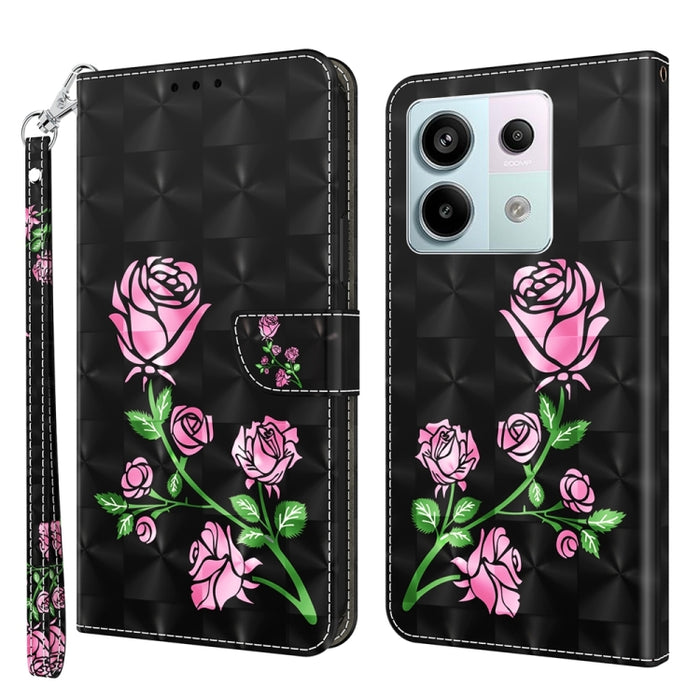 Estuche para teléfono de cuero con patrón pintado en 3D, For Xiaomi Redmi A3, For Xiaomi Redmi Note 13 4G, For Xiaomi Redmi Note 13 5G, For Xiaomi Redmi 13C, For Xiaomi Redmi Note 13 Pro+, For Xiaomi Redmi Note 13 Pro 5G, For Xiaomi 13T Pro            ...