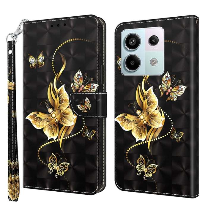 Estuche para teléfono de cuero con patrón pintado en 3D, For Xiaomi Redmi A3, For Xiaomi Redmi Note 13 4G, For Xiaomi Redmi Note 13 5G, For Xiaomi Redmi 13C, For Xiaomi Redmi Note 13 Pro+, For Xiaomi Redmi Note 13 Pro 5G, For Xiaomi 13T Pro            ...
