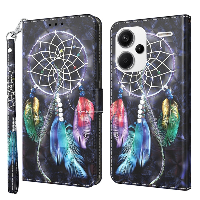 Estuche para teléfono de cuero con patrón pintado en 3D, For Xiaomi Redmi A3, For Xiaomi Redmi Note 13 4G, For Xiaomi Redmi Note 13 5G, For Xiaomi Redmi 13C, For Xiaomi Redmi Note 13 Pro+, For Xiaomi Redmi Note 13 Pro 5G, For Xiaomi 13T Pro            ...