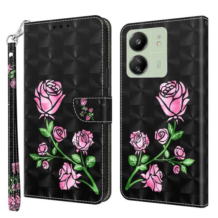 Estuche para teléfono de cuero con patrón pintado en 3D, For Xiaomi Redmi A3, For Xiaomi Redmi Note 13 4G, For Xiaomi Redmi Note 13 5G, For Xiaomi Redmi 13C, For Xiaomi Redmi Note 13 Pro+, For Xiaomi Redmi Note 13 Pro 5G, For Xiaomi 13T Pro            ...