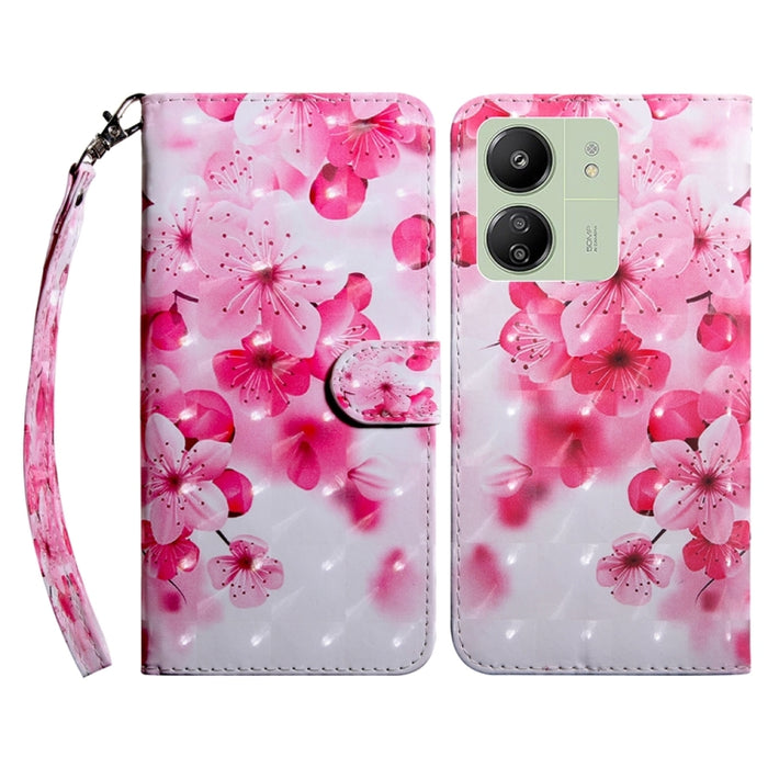 Estuche para teléfono de cuero con patrón pintado en 3D, For Xiaomi Redmi A3, For Xiaomi Redmi Note 13 4G, For Xiaomi Redmi Note 13 5G, For Xiaomi Redmi 13C, For Xiaomi Redmi Note 13 Pro+, For Xiaomi Redmi Note 13 Pro 5G, For Xiaomi 13T Pro            ...