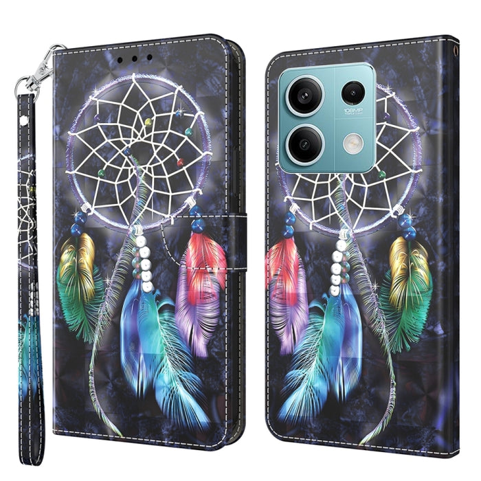 Estuche para teléfono de cuero con patrón pintado en 3D, For Xiaomi Redmi A3, For Xiaomi Redmi Note 13 4G, For Xiaomi Redmi Note 13 5G, For Xiaomi Redmi 13C, For Xiaomi Redmi Note 13 Pro+, For Xiaomi Redmi Note 13 Pro 5G, For Xiaomi 13T Pro            ...