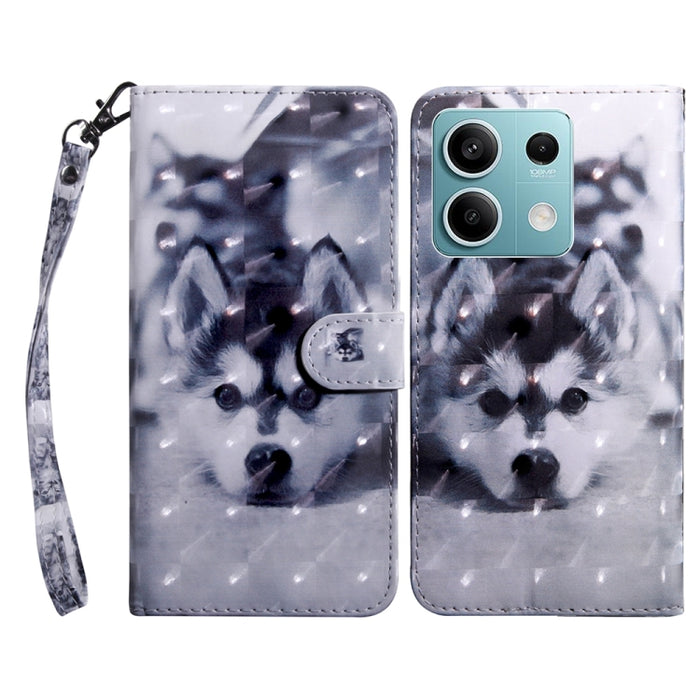 Estuche para teléfono de cuero con patrón pintado en 3D, For Xiaomi Redmi A3, For Xiaomi Redmi Note 13 4G, For Xiaomi Redmi Note 13 5G, For Xiaomi Redmi 13C, For Xiaomi Redmi Note 13 Pro+, For Xiaomi Redmi Note 13 Pro 5G, For Xiaomi 13T Pro            ...
