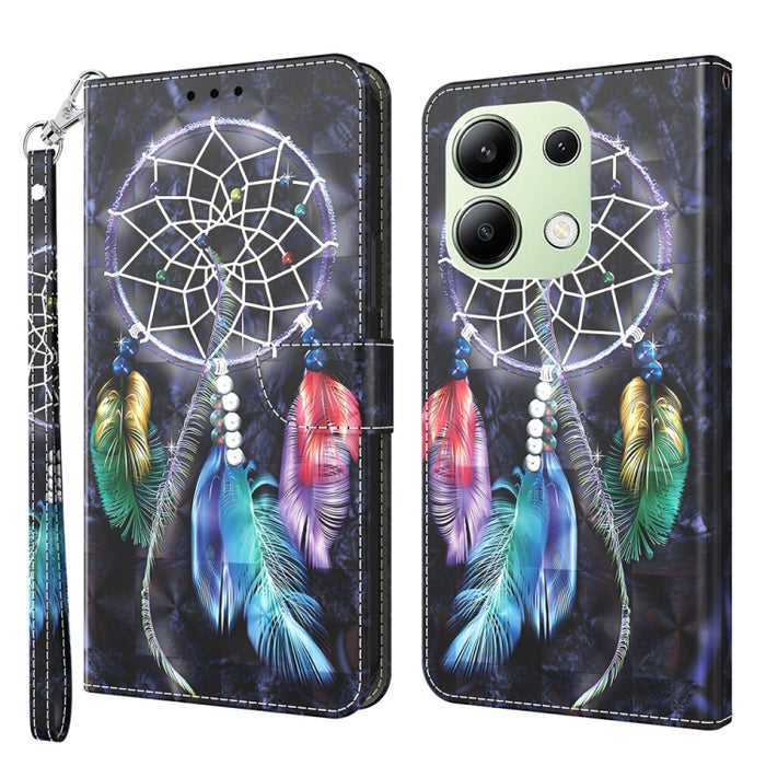 Estuche para teléfono de cuero con patrón pintado en 3D, For Xiaomi Redmi A3, For Xiaomi Redmi Note 13 4G, For Xiaomi Redmi Note 13 5G, For Xiaomi Redmi 13C, For Xiaomi Redmi Note 13 Pro+, For Xiaomi Redmi Note 13 Pro 5G, For Xiaomi 13T Pro            ...