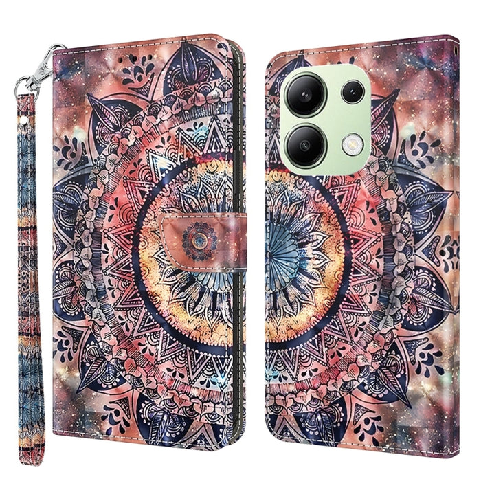 Estuche para teléfono de cuero con patrón pintado en 3D, For Xiaomi Redmi A3, For Xiaomi Redmi Note 13 4G, For Xiaomi Redmi Note 13 5G, For Xiaomi Redmi 13C, For Xiaomi Redmi Note 13 Pro+, For Xiaomi Redmi Note 13 Pro 5G, For Xiaomi 13T Pro            ...
