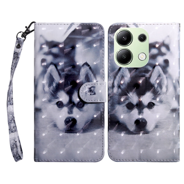 Estuche para teléfono de cuero con patrón pintado en 3D, For Xiaomi Redmi A3, For Xiaomi Redmi Note 13 4G, For Xiaomi Redmi Note 13 5G, For Xiaomi Redmi 13C, For Xiaomi Redmi Note 13 Pro+, For Xiaomi Redmi Note 13 Pro 5G, For Xiaomi 13T Pro            ...