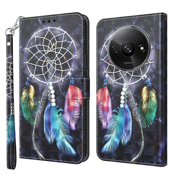 Estuche para teléfono de cuero con patrón pintado en 3D, For Xiaomi Redmi A3, For Xiaomi Redmi Note 13 4G, For Xiaomi Redmi Note 13 5G, For Xiaomi Redmi 13C, For Xiaomi Redmi Note 13 Pro+, For Xiaomi Redmi Note 13 Pro 5G, For Xiaomi 13T Pro            ...