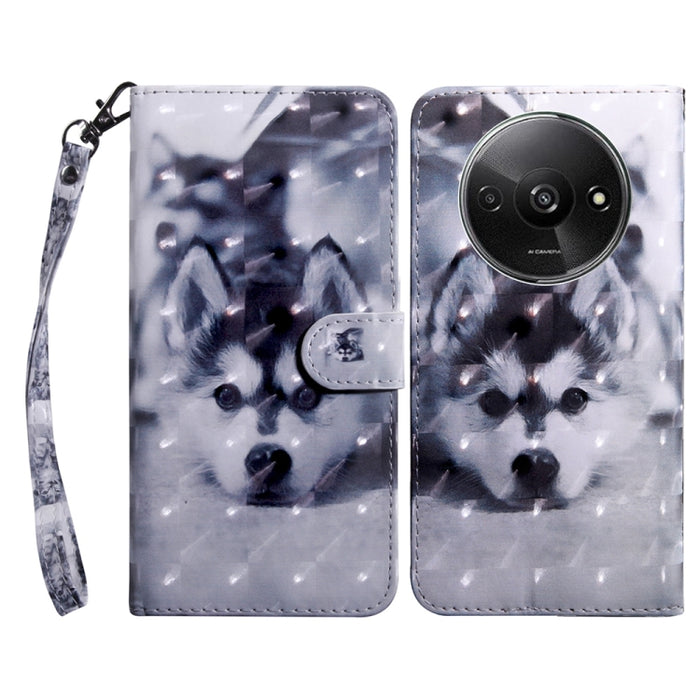 Estuche para teléfono de cuero con patrón pintado en 3D, For Xiaomi Redmi A3, For Xiaomi Redmi Note 13 4G, For Xiaomi Redmi Note 13 5G, For Xiaomi Redmi 13C, For Xiaomi Redmi Note 13 Pro+, For Xiaomi Redmi Note 13 Pro 5G, For Xiaomi 13T Pro            ...