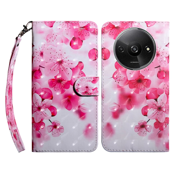 Estuche para teléfono de cuero con patrón pintado en 3D, For Xiaomi Redmi A3, For Xiaomi Redmi Note 13 4G, For Xiaomi Redmi Note 13 5G, For Xiaomi Redmi 13C, For Xiaomi Redmi Note 13 Pro+, For Xiaomi Redmi Note 13 Pro 5G, For Xiaomi 13T Pro            ...