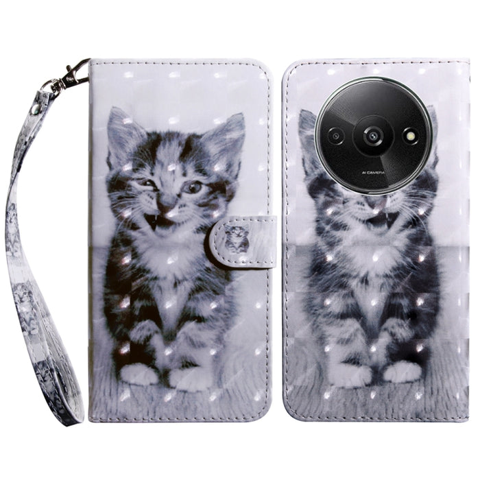 Estuche para teléfono de cuero con patrón pintado en 3D, For Xiaomi Redmi A3, For Xiaomi Redmi Note 13 4G, For Xiaomi Redmi Note 13 5G, For Xiaomi Redmi 13C, For Xiaomi Redmi Note 13 Pro+, For Xiaomi Redmi Note 13 Pro 5G, For Xiaomi 13T Pro            ...