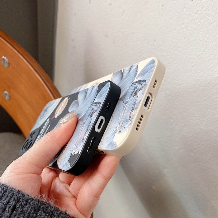 Estuche para teléfono a prueba de golpes con patrón de astronauta marciano