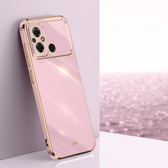 XINLI Straight Edge 6D Electroplate TPU Funda para teléfono, For Xiaomi Redmi Note 12S 4G, For Xiaomi Redmi Note 12 Pro 4G, For Xiaomi Redmi Note 12 Turbo, For Xiaomi Civi 3 5G, For Xiaomi Poco C55 4G, For Xiaomi Redmi Note 12 5G Global