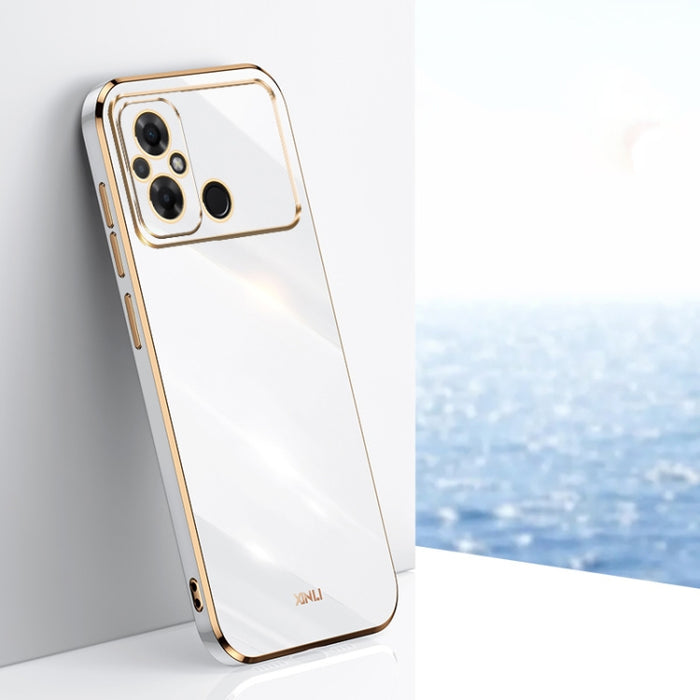 XINLI Straight Edge 6D Electroplate TPU Funda para teléfono, For Xiaomi Redmi Note 12S 4G, For Xiaomi Redmi Note 12 Pro 4G, For Xiaomi Redmi Note 12 Turbo, For Xiaomi Civi 3 5G, For Xiaomi Poco C55 4G, For Xiaomi Redmi Note 12 5G Global