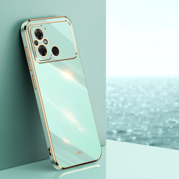 XINLI Straight Edge 6D Electroplate TPU Funda para teléfono, For Xiaomi Redmi Note 12S 4G, For Xiaomi Redmi Note 12 Pro 4G, For Xiaomi Redmi Note 12 Turbo, For Xiaomi Civi 3 5G, For Xiaomi Poco C55 4G, For Xiaomi Redmi Note 12 5G Global