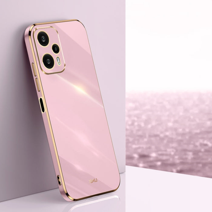 XINLI Straight Edge 6D Electroplate TPU Funda para teléfono, For Xiaomi Redmi Note 12S 4G, For Xiaomi Redmi Note 12 Pro 4G, For Xiaomi Redmi Note 12 Turbo, For Xiaomi Civi 3 5G, For Xiaomi Poco C55 4G, For Xiaomi Redmi Note 12 5G Global