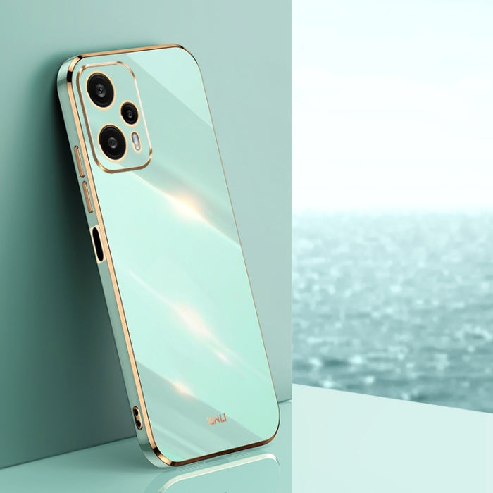XINLI Straight Edge 6D Electroplate TPU Funda para teléfono, For Xiaomi Redmi Note 12S 4G, For Xiaomi Redmi Note 12 Pro 4G, For Xiaomi Redmi Note 12 Turbo, For Xiaomi Civi 3 5G, For Xiaomi Poco C55 4G, For Xiaomi Redmi Note 12 5G Global