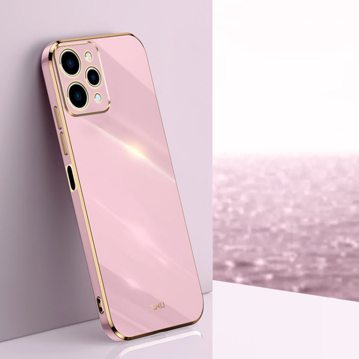 XINLI Straight Edge 6D Electroplate TPU Funda para teléfono, For Xiaomi Redmi Note 12S 4G, For Xiaomi Redmi Note 12 Pro 4G, For Xiaomi Redmi Note 12 Turbo, For Xiaomi Civi 3 5G, For Xiaomi Poco C55 4G, For Xiaomi Redmi Note 12 5G Global