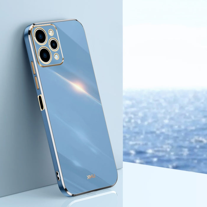 XINLI Straight Edge 6D Electroplate TPU Funda para teléfono, For Xiaomi Redmi Note 12S 4G, For Xiaomi Redmi Note 12 Pro 4G, For Xiaomi Redmi Note 12 Turbo, For Xiaomi Civi 3 5G, For Xiaomi Poco C55 4G, For Xiaomi Redmi Note 12 5G Global