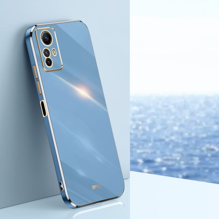 XINLI Straight Edge 6D Electroplate TPU Funda para teléfono, For Xiaomi Redmi Note 12S 4G, For Xiaomi Redmi Note 12 Pro 4G, For Xiaomi Redmi Note 12 Turbo, For Xiaomi Civi 3 5G, For Xiaomi Poco C55 4G, For Xiaomi Redmi Note 12 5G Global