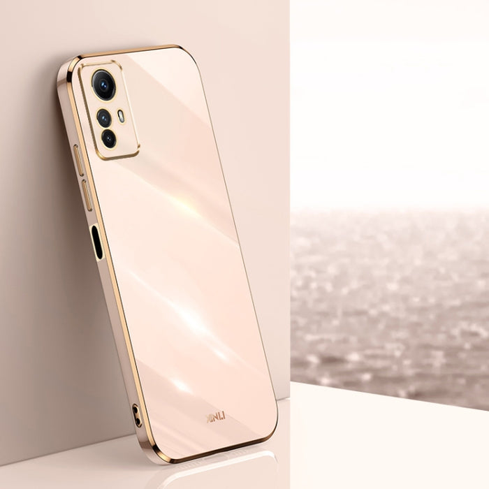 XINLI Straight Edge 6D Electroplate TPU Funda para teléfono, For Xiaomi Redmi Note 12S 4G, For Xiaomi Redmi Note 12 Pro 4G, For Xiaomi Redmi Note 12 Turbo, For Xiaomi Civi 3 5G, For Xiaomi Poco C55 4G, For Xiaomi Redmi Note 12 5G Global