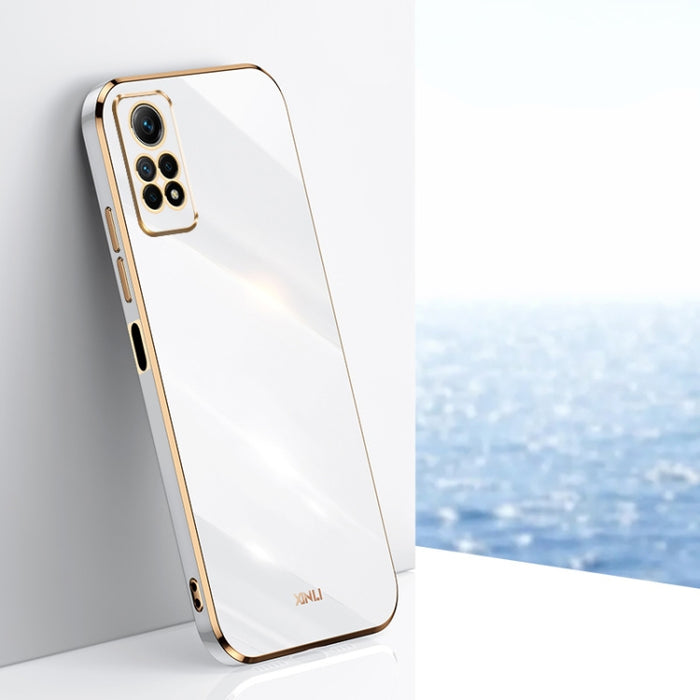 XINLI Straight Edge 6D Electroplate TPU Funda para teléfono, For Xiaomi Redmi Note 12S 4G, For Xiaomi Redmi Note 12 Pro 4G, For Xiaomi Redmi Note 12 Turbo, For Xiaomi Civi 3 5G, For Xiaomi Poco C55 4G, For Xiaomi Redmi Note 12 5G Global