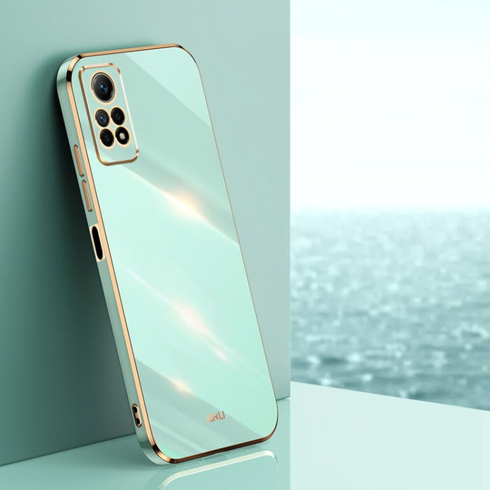 XINLI Straight Edge 6D Electroplate TPU Funda para teléfono, For Xiaomi Redmi Note 12S 4G, For Xiaomi Redmi Note 12 Pro 4G, For Xiaomi Redmi Note 12 Turbo, For Xiaomi Civi 3 5G, For Xiaomi Poco C55 4G, For Xiaomi Redmi Note 12 5G Global