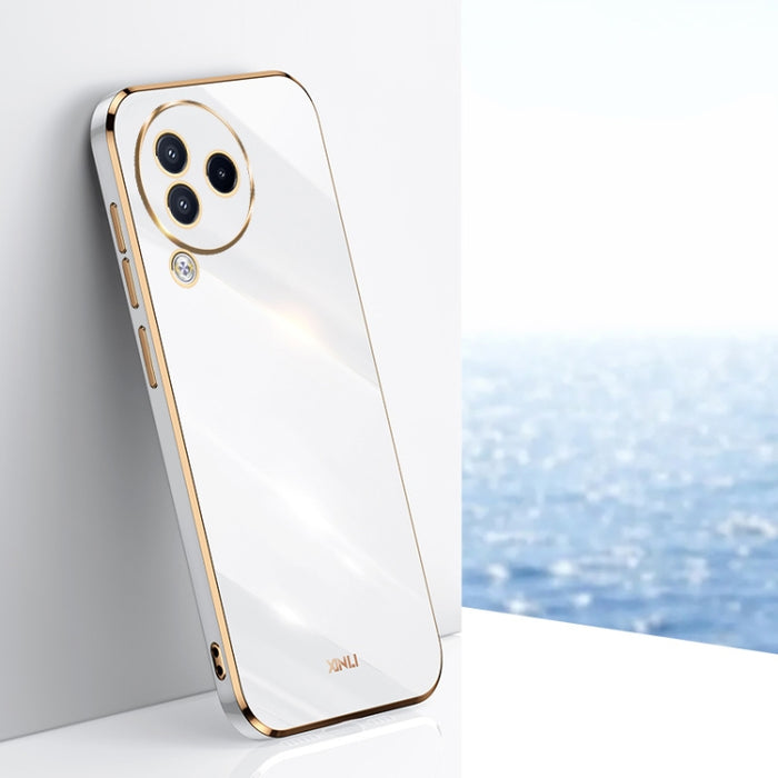 XINLI Straight Edge 6D Electroplate TPU Funda para teléfono, For Xiaomi Redmi Note 12S 4G, For Xiaomi Redmi Note 12 Pro 4G, For Xiaomi Redmi Note 12 Turbo, For Xiaomi Civi 3 5G, For Xiaomi Poco C55 4G, For Xiaomi Redmi Note 12 5G Global